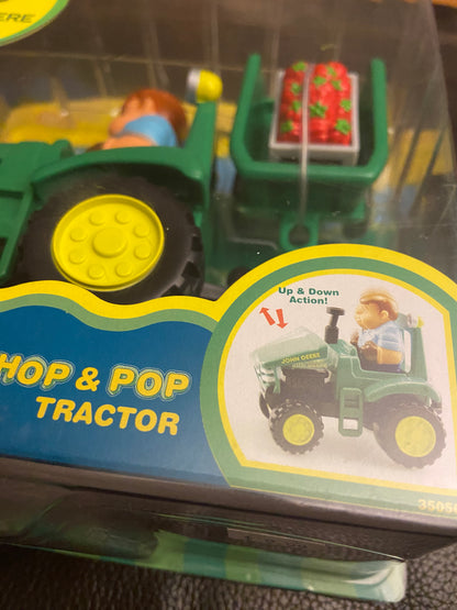 Learning Curve John Deere Hop & Pop Tractor Big Red Barn System 2005