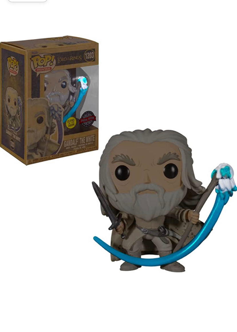 Funko Lord Of The Rings Box Lunch GITD Gandalf The White