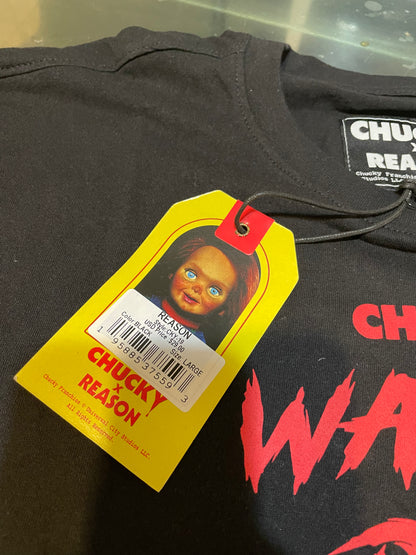 Reason Chucky Wanna Play Short Sleeve Tee- Black Large