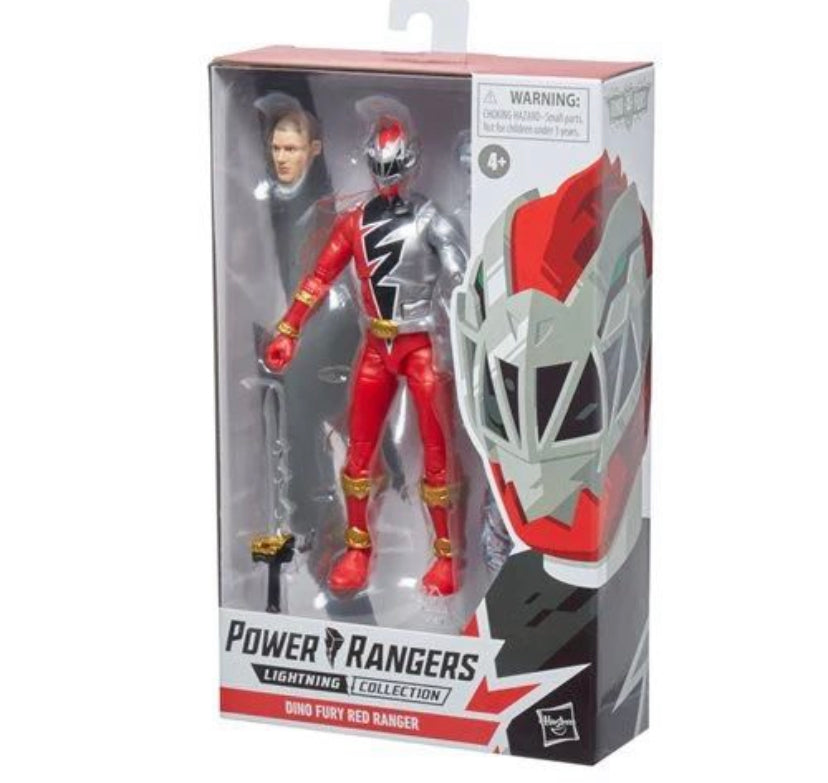 New!! Power Rangers, Lightning collection, Dino, furry red ranger