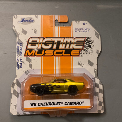 2019 -Jada Wave 21 Bigtime Muscle 1969 Chevrolet Camaro die cast