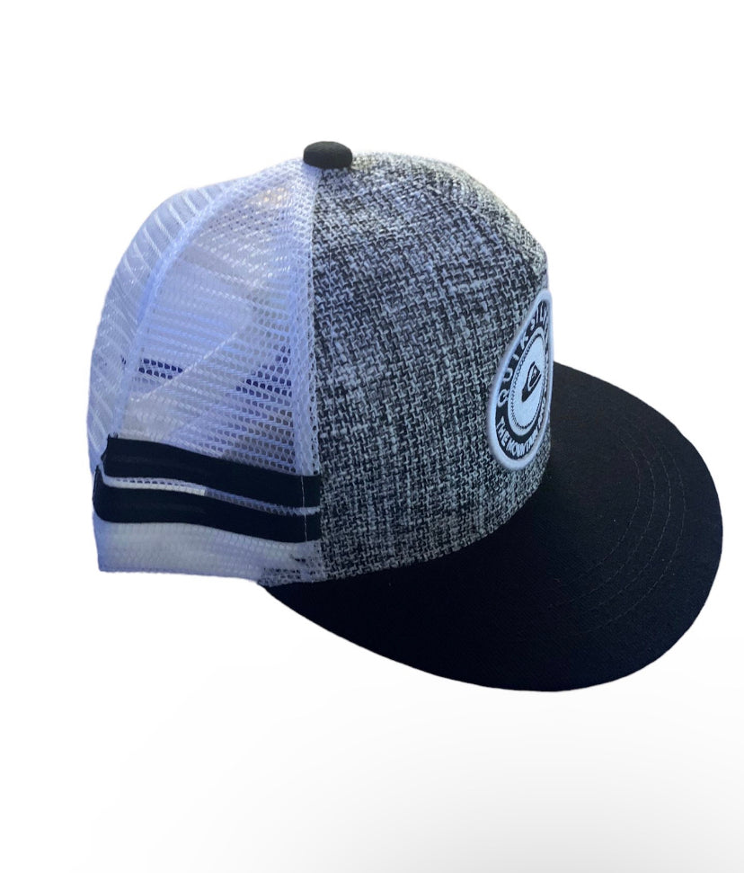 New!! 1-QuickSilver Trucker Hats Cap Gray With Black And/or White