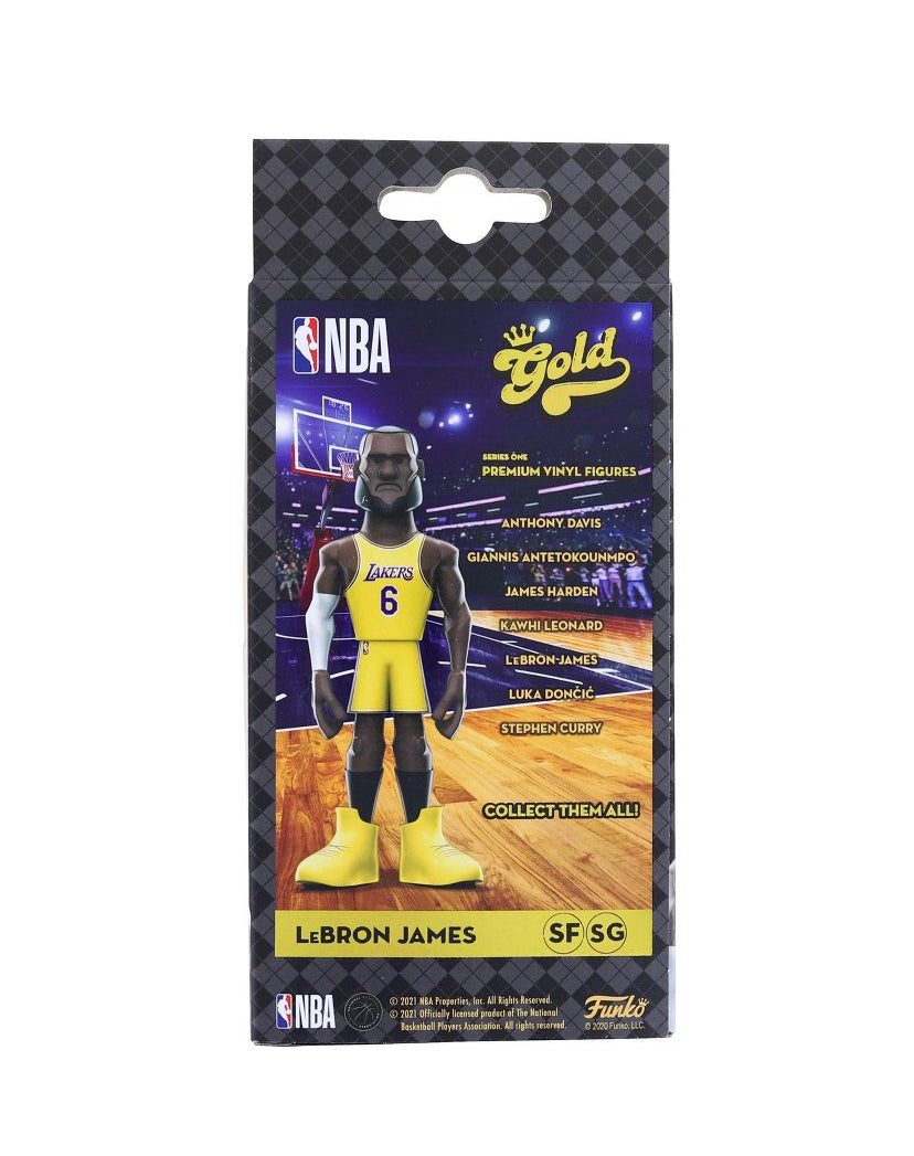 New!! Funko Gold Lebron James Premium Vinyl Figure Chase