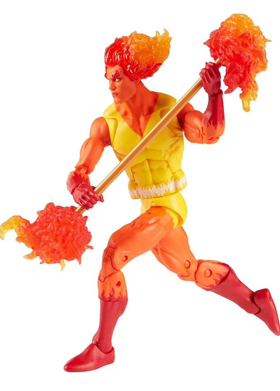 Hasbro Marvel Legends Series Retro Fantastic Four Firelord 6-inch Action Figure Toy, Includes 3 Accessories (F3444)