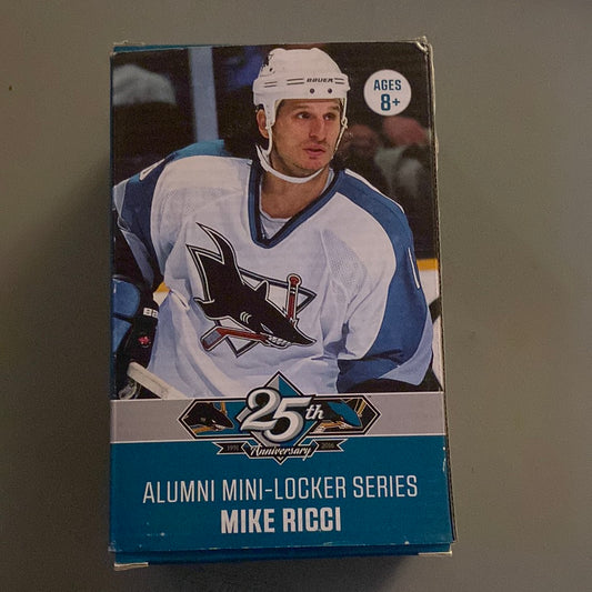 New!! Mike Ricci Alumni’s minu lockers series 25th aniversary nhl.sharks