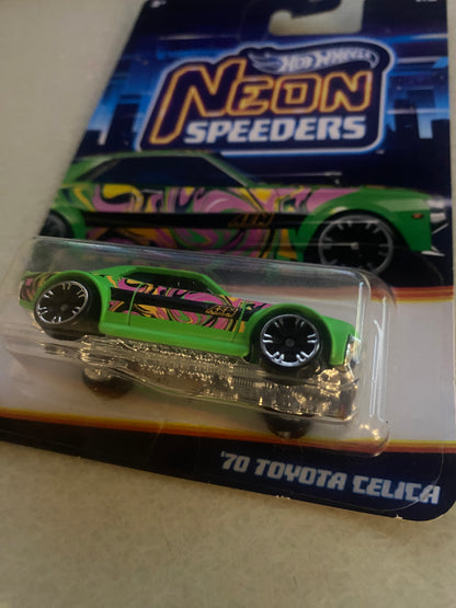 2024 Hot Wheels Neon Speeders 70 Toyota Celica