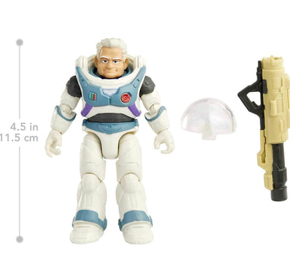 Mattel Lightyear Toys Space Ranger Alpha Darby Steel Action Figure, 14 Points of Articulation & Accessories, 5-in Scale