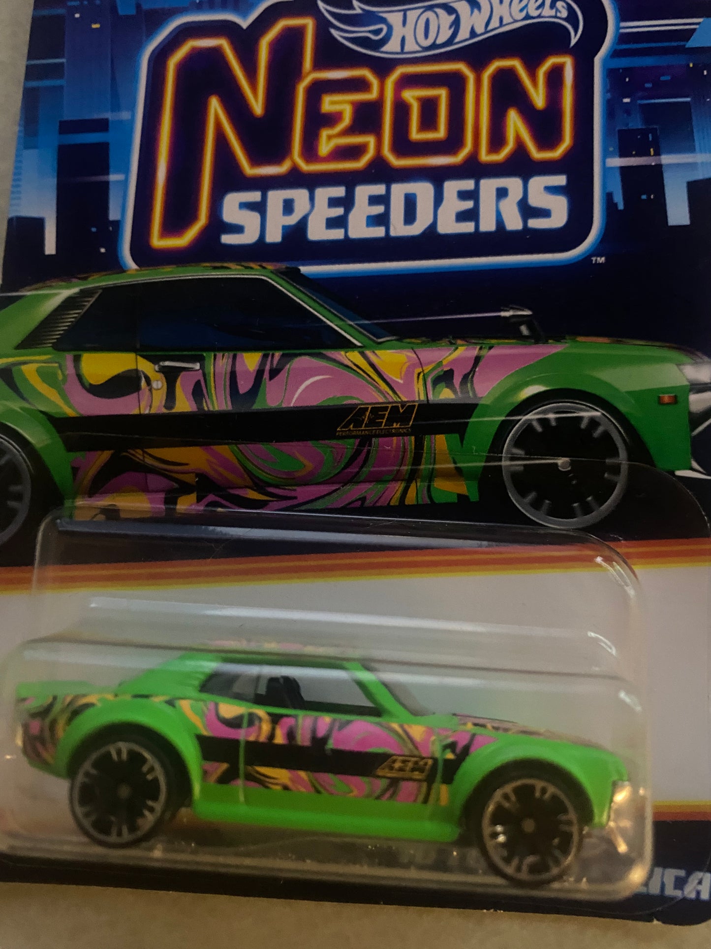 2024 Hot Wheels Neon Speeders 70 Toyota Celica