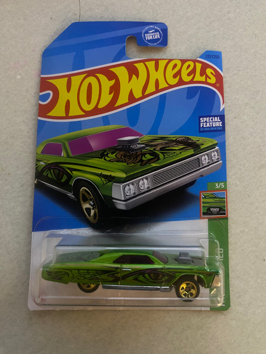 2023 HOT WHEELS * Q CASE * LAYIN’ LOWRIDER GREEN HW SLAMMED 3/5 COMBINED SHIP