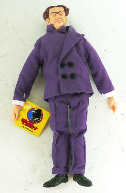 New!! VINTAGE WALT DISNEY DICK TRACY FIGURE FLAT TOP GANGSTER FIGURE DOLL 9''T APPLAUS