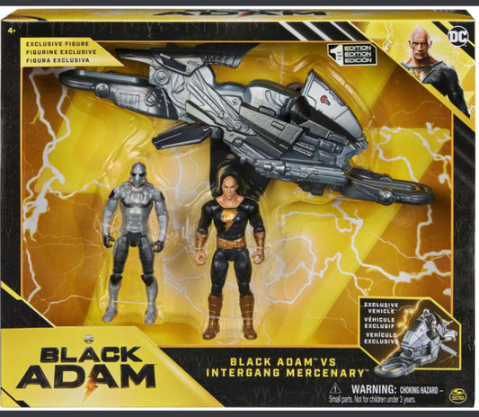 DC Black Adam vs Intergang Mercenary Exclusive Action Figure Set