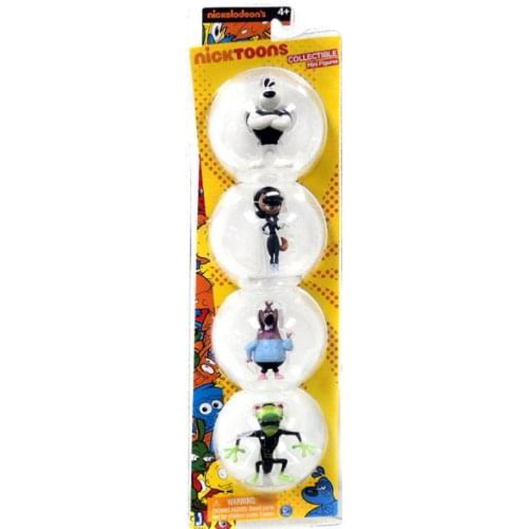 New!  Nicktoons T.U.F.F. Puppy 2" Figure 4-Pack