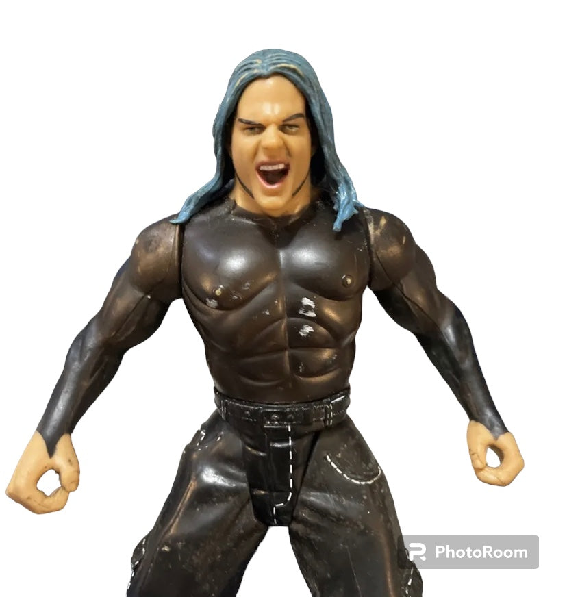 WWE Jakks Wrestling Backlash Series 1 Jeff Hardy Action Figure Teal Blue Hair