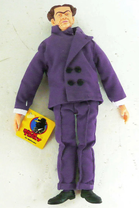 New!! VINTAGE WALT DISNEY DICK TRACY FIGURE FLAT TOP GANGSTER FIGURE DOLL 9''T APPLAUS