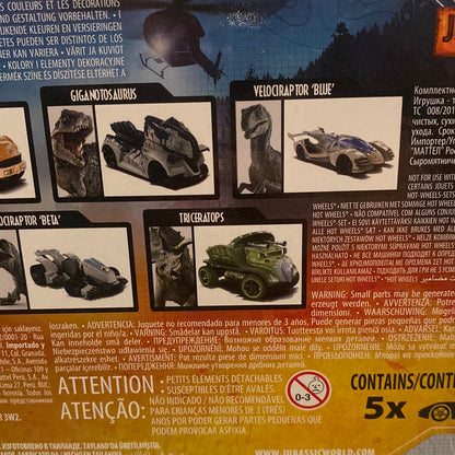 Hot Wheels Character Cars Jurassic World Dominion Mattel