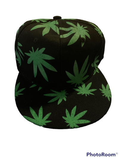 New! Black Weed Green Leaves Hats Cap Skateboarding High Quality!