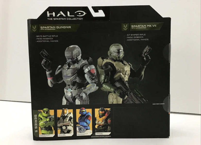 Jazwares Halo Spartan Collection Spartan MK VII & Spartan Gungnir Deluxe 2-Pack