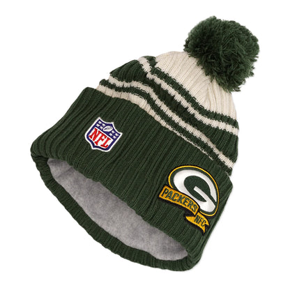 NEW ERA PACKERS '22 SPORT KNIT BEANIE Knit Hat Sideline Beanie Pom Stocking Cap