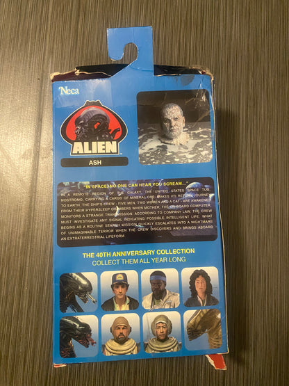 NECA Alien – 7” Scale Action Figure – 40th Anniversary Ash damage box