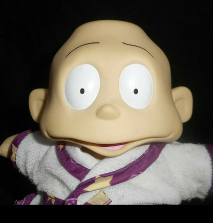 12" VINTAGE 1998 MATTEL RUGRATS NYLON TOMMY PICKLES STUFFED ANIMAL PLUSH TOY