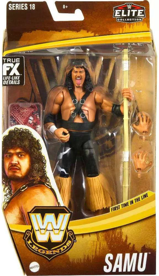 WWE Wrestling Elite Collection Legends Series 18 Samu Action Figure