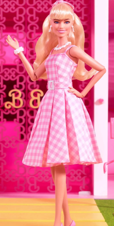 Barbie Signature Barbie in Pink Gingham Dress – Barbie The Movie