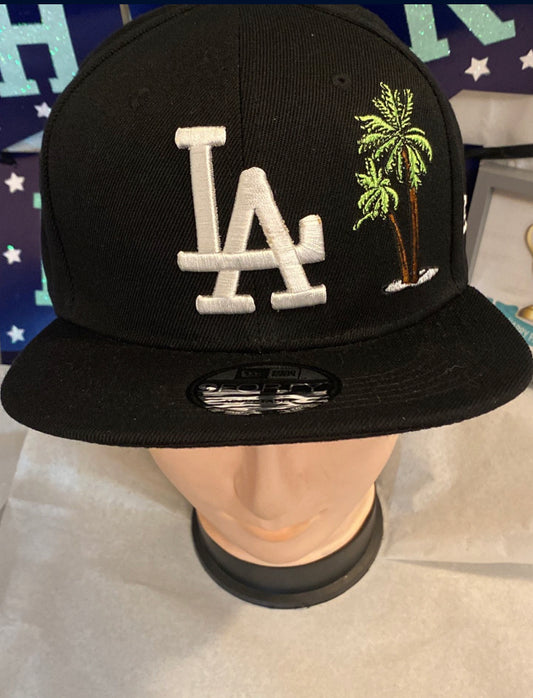 New!! Black LA Dodgers New Era 940 Adjustable Cap