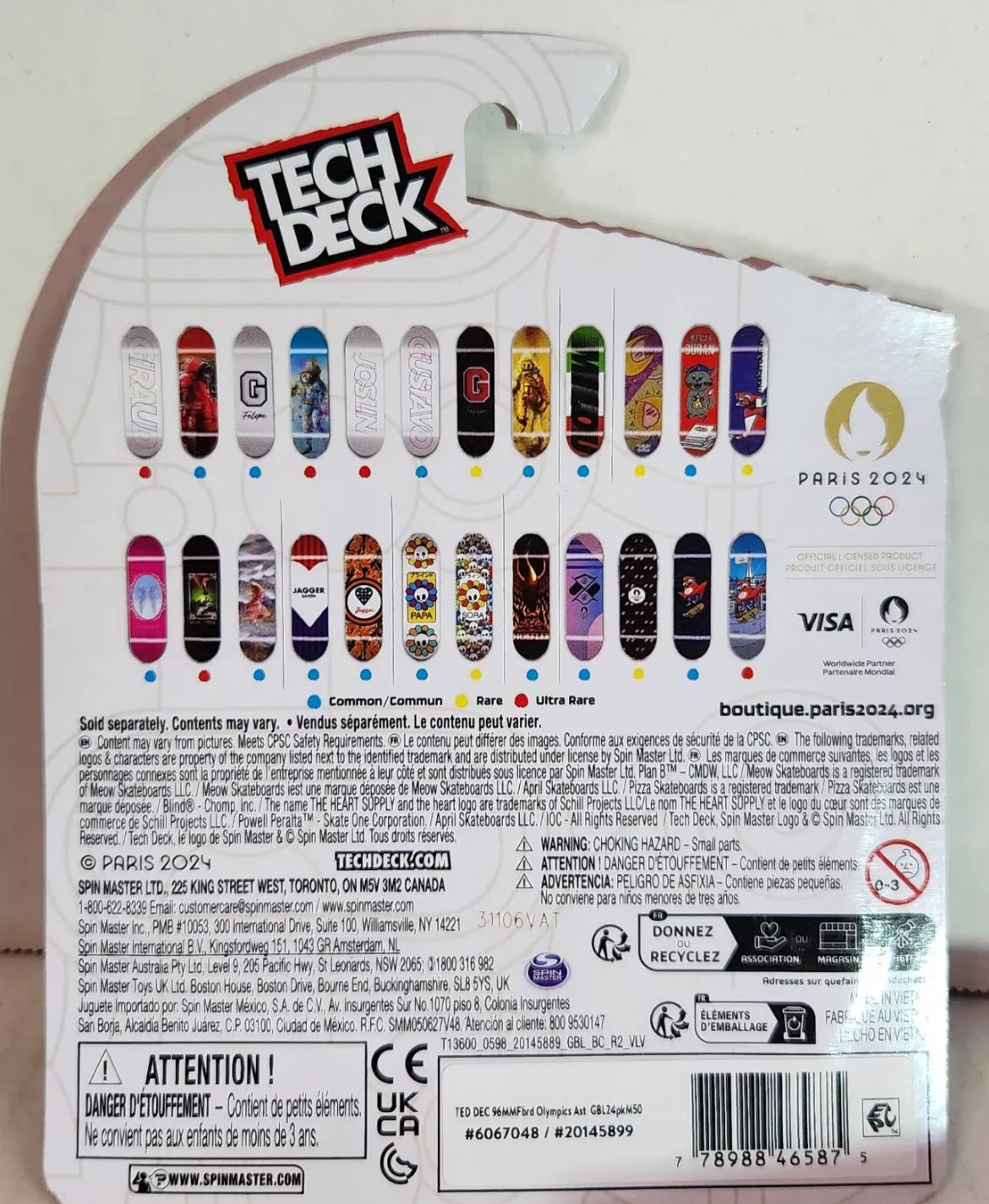 2024 Paris Olympics X Tech Deck Mariah Duran Rare Skateboard 🛹 Fingerboard