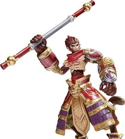 League of Legends, 6-Inch Wukong Collectible Figure with Premium Details and Enchanted Staff Accessory, Champion Collection,