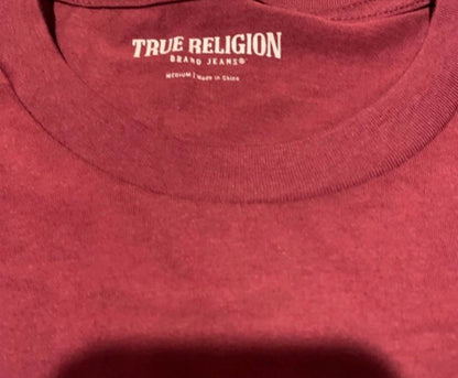 New!! True religion burgundy shirt size m