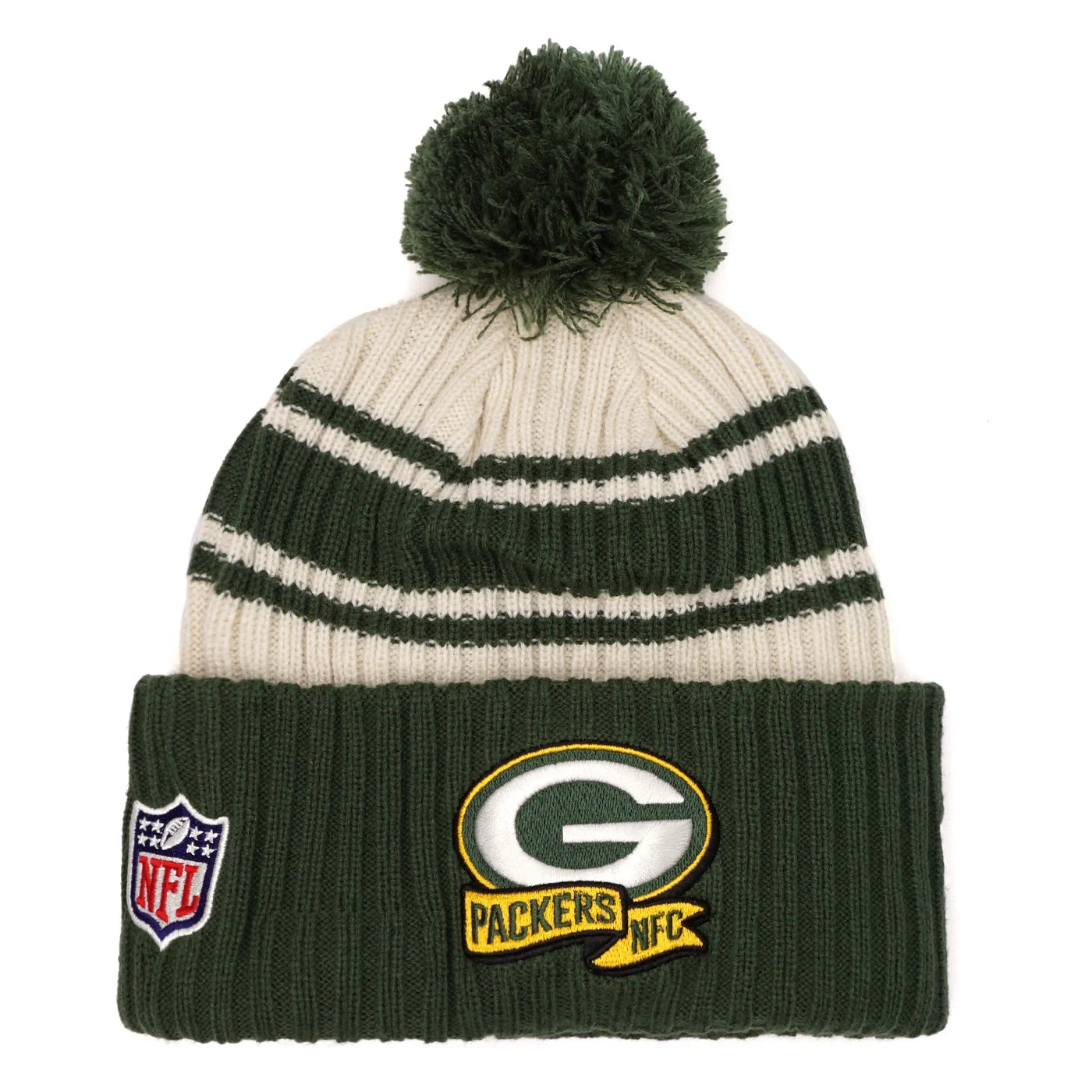 NEW ERA PACKERS '22 SPORT KNIT BEANIE Knit Hat Sideline Beanie Pom Stocking Cap