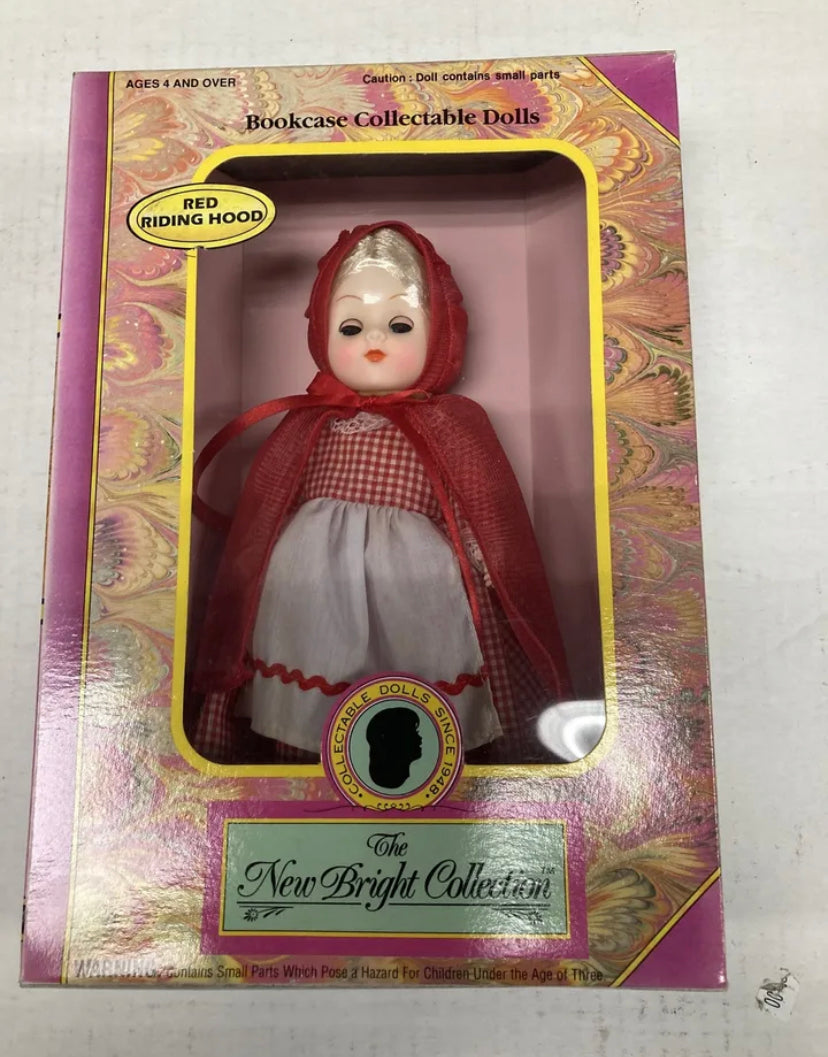 Bookcase Collectable Dolls Red Riding Hood The New Bright Collection 1991