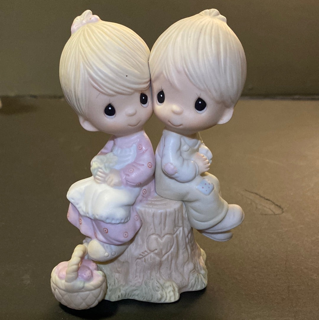 1978 PRECIOUS MOMENTS Love One Another ORIGINAL 21 JONATHAN & DAVID ENESCO EUC Box