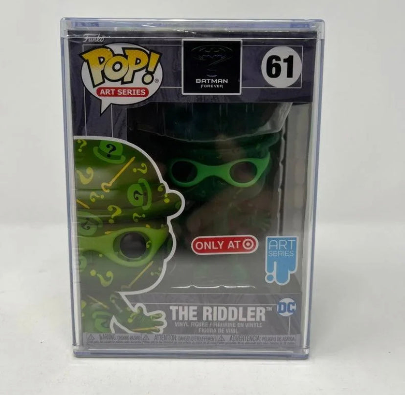 New!! Funko Pop The Riddler #61 Batman Forever Art Series Target Exclusive