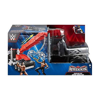 WWE Action Figure Vehicle Wrekkin Rampage Rig Truck