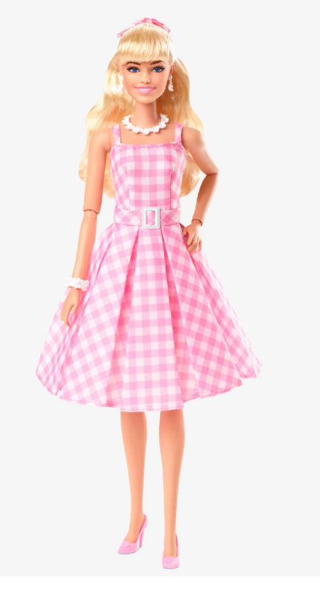 Barbie Signature Barbie in Pink Gingham Dress – Barbie The Movie