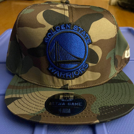 New!! Camo Golden State Warriors NBA HAT! One size Fits Most