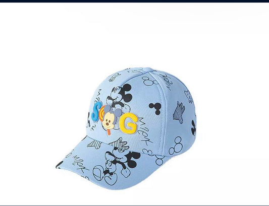 New!! Baby Blue Mickey Cap Adjustable SnapBack