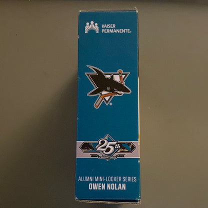 NHL alumni mini locker series Owen Nolan 25th anniversary