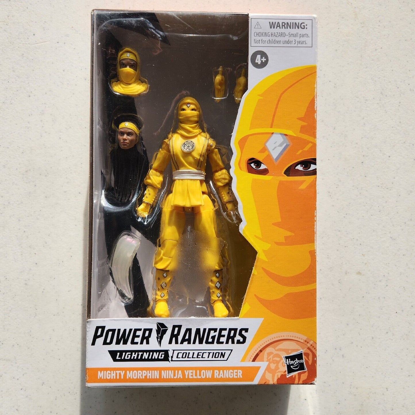 Power Rangers Lightning Collection Mighty Morphin Ninja Yellow Ranger Hasbro New