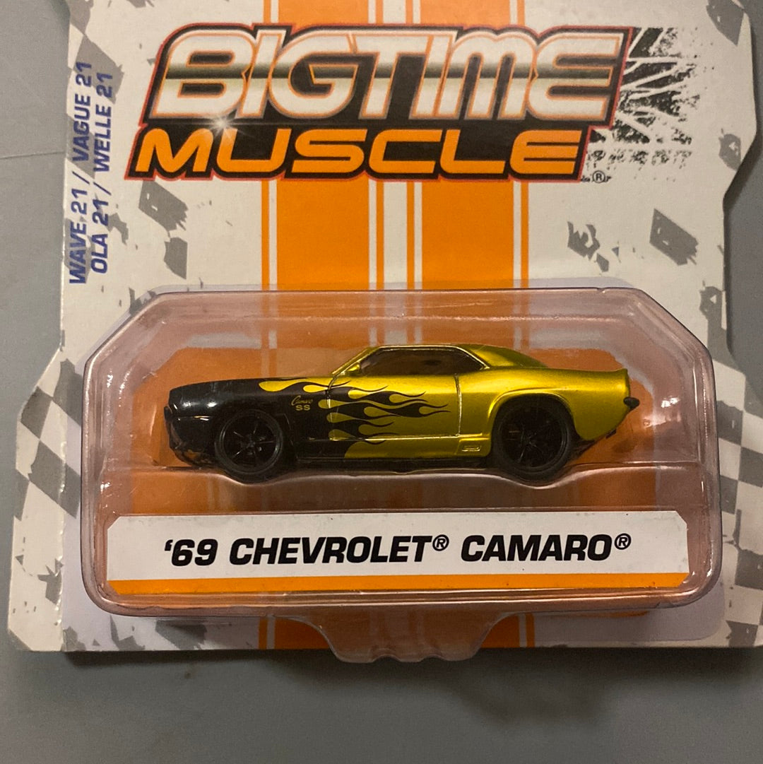 2019 -Jada Wave 21 Bigtime Muscle 1969 Chevrolet Camaro die cast