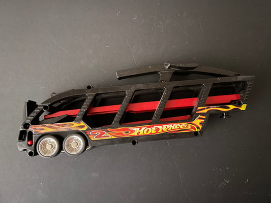 2000 Mattel Hot Wheels Trucking Co. Cargo Carrier Black Car Trucks