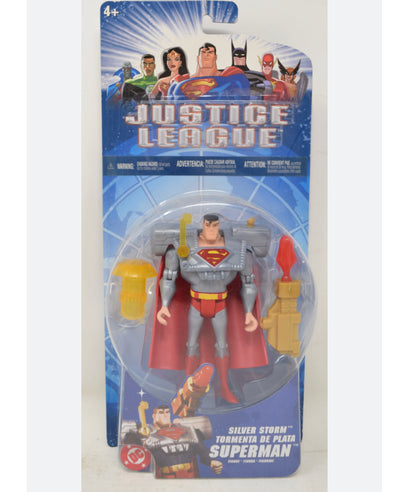 New!! Justice League Silver Storm Superman Figure!!