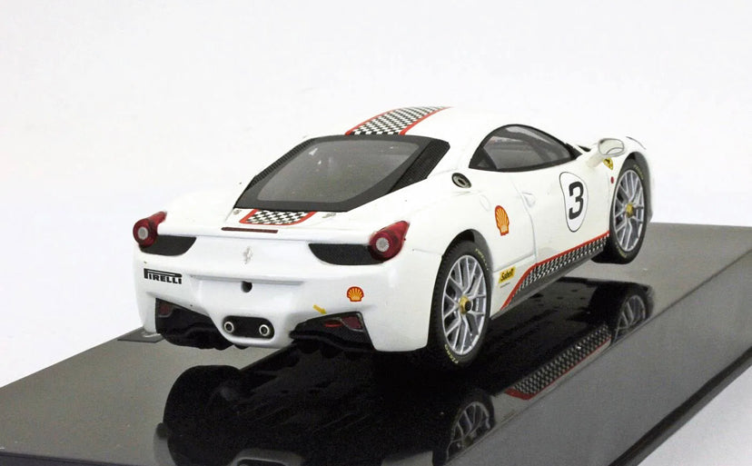 Ferrari 458 italia Challenge #5 Elite Edition 1/43 Diecast Car Model by Hotwheels