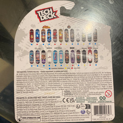 Tech Deck World Industries Flameboy 96mm Fingerboard SkateBoard Checkered Ultra Rare