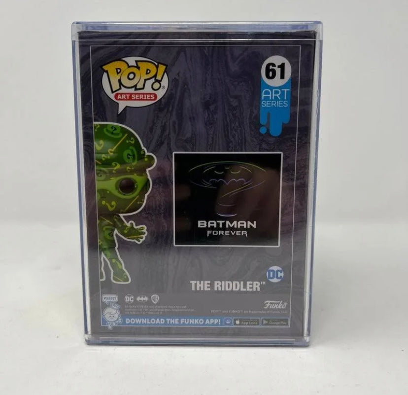 New!! Funko Pop The Riddler #61 Batman Forever Art Series Target Exclusive