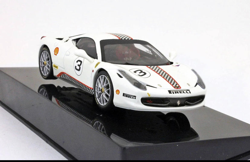 Ferrari 458 italia Challenge #5 Elite Edition 1/43 Diecast Car Model by Hotwheels