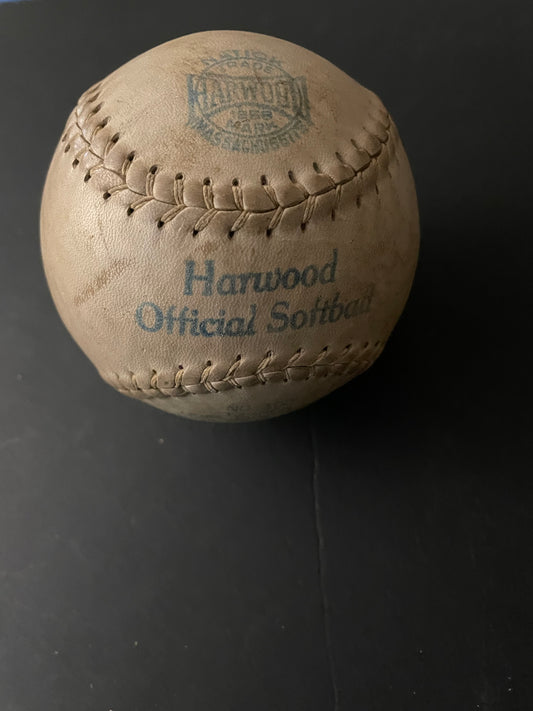 Vintage Softball Official Harwood & Sons Inc. Baseball   USA no 100