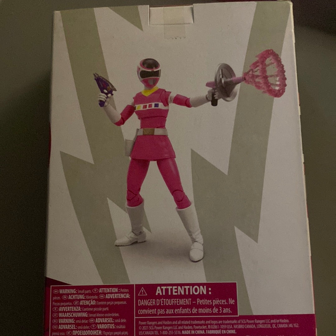 Hasbro Power Rangers Lightning Collection 6" Mighty Morphin Pink Ranger Collectible Action Figure Toy with Accessories