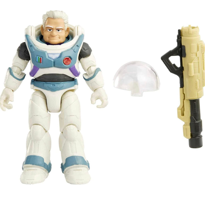 Mattel Lightyear Toys Space Ranger Alpha Darby Steel Action Figure, 14 Points of Articulation & Accessories, 5-in Scale